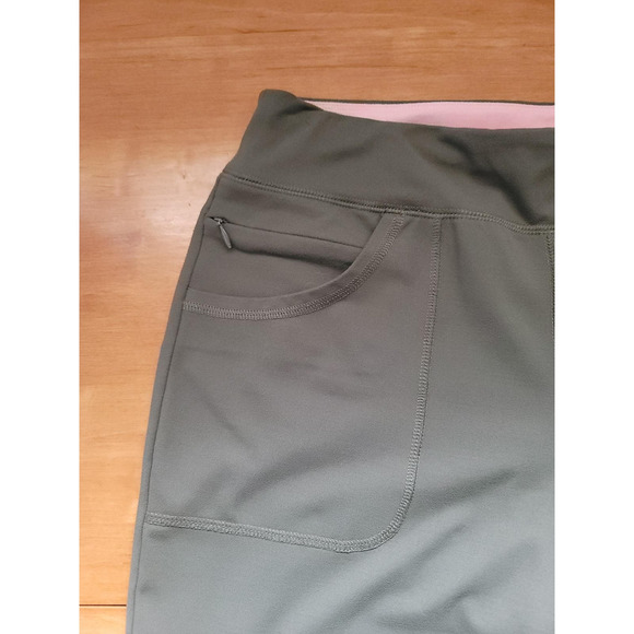 Land's End Leggings Olive size 4-6 with pockets - Picture 5 of 9